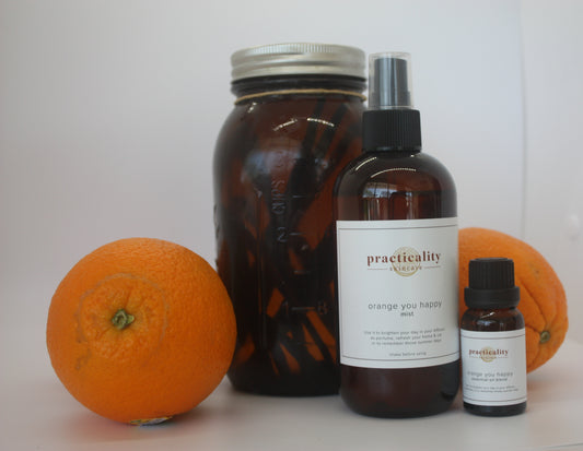 Practicality Orange You Happy aromatic room mist product photograph