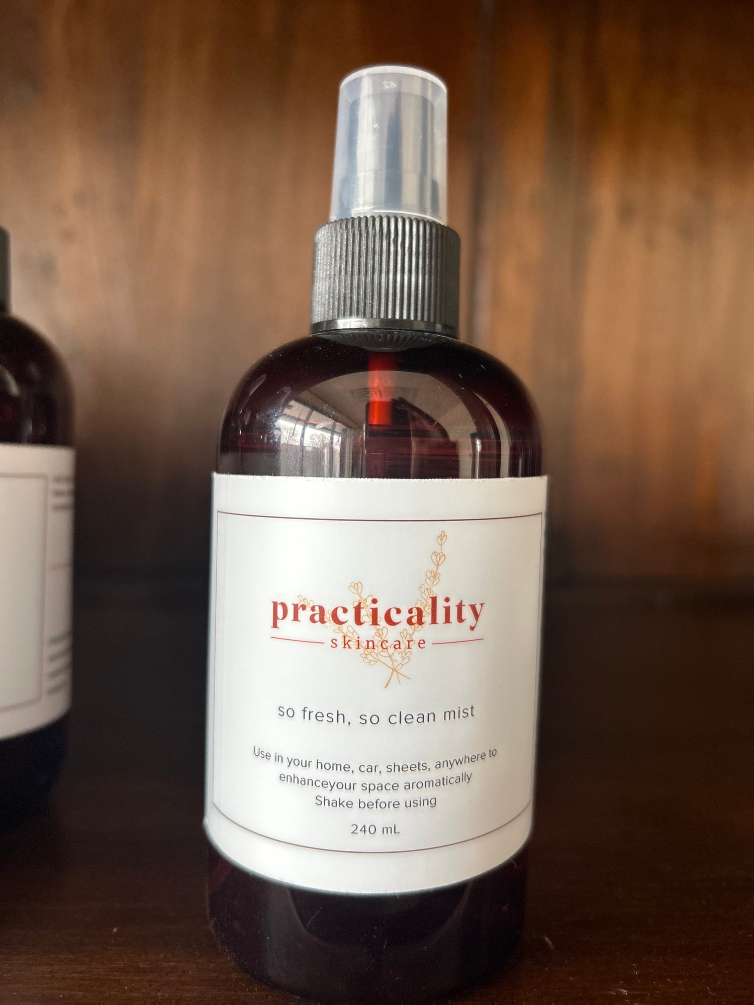 Practicality essential oil blend and aromatic room mist