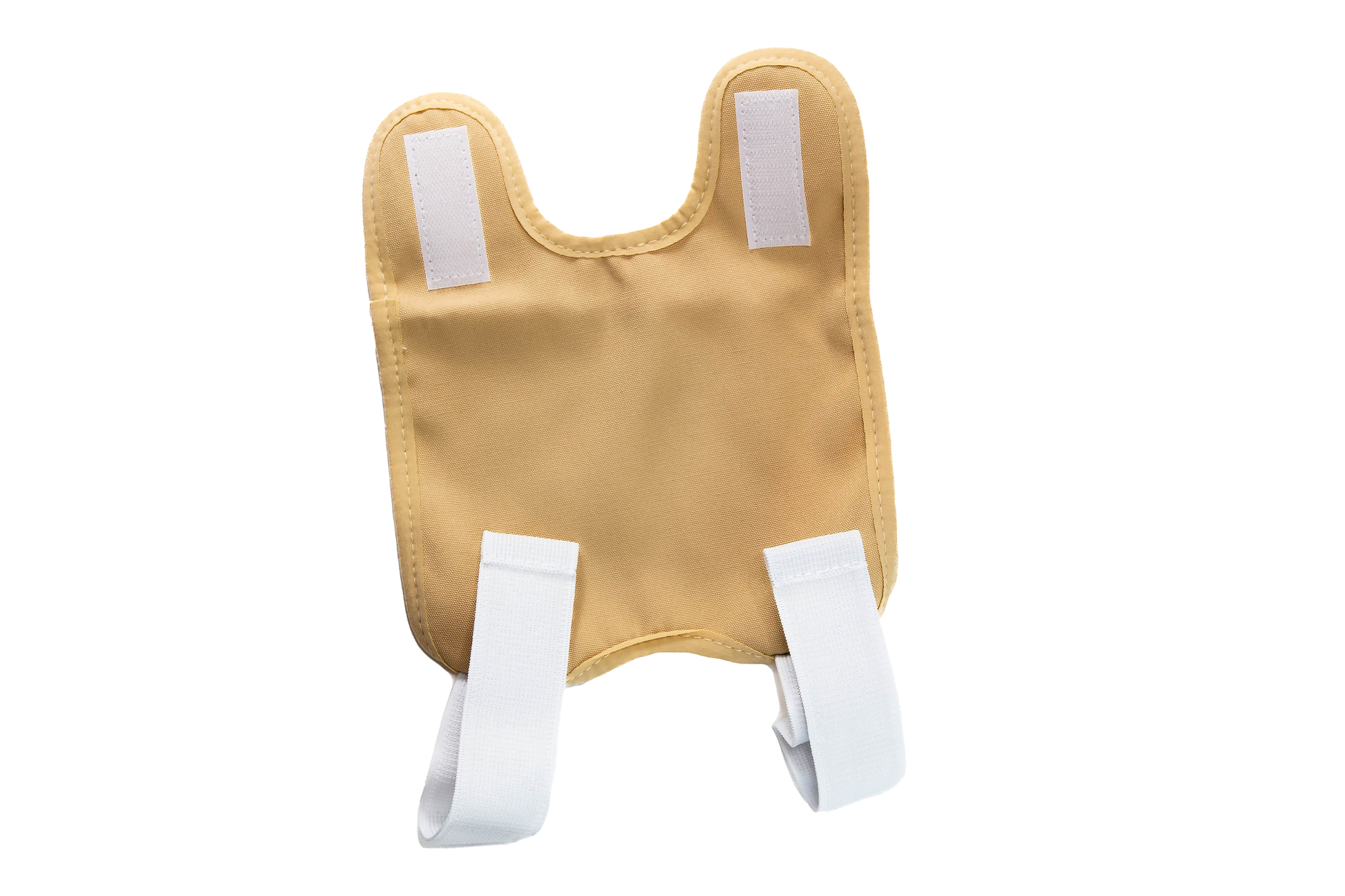 Reusable bamboo castor oil targeted wrap shown flat on a white background