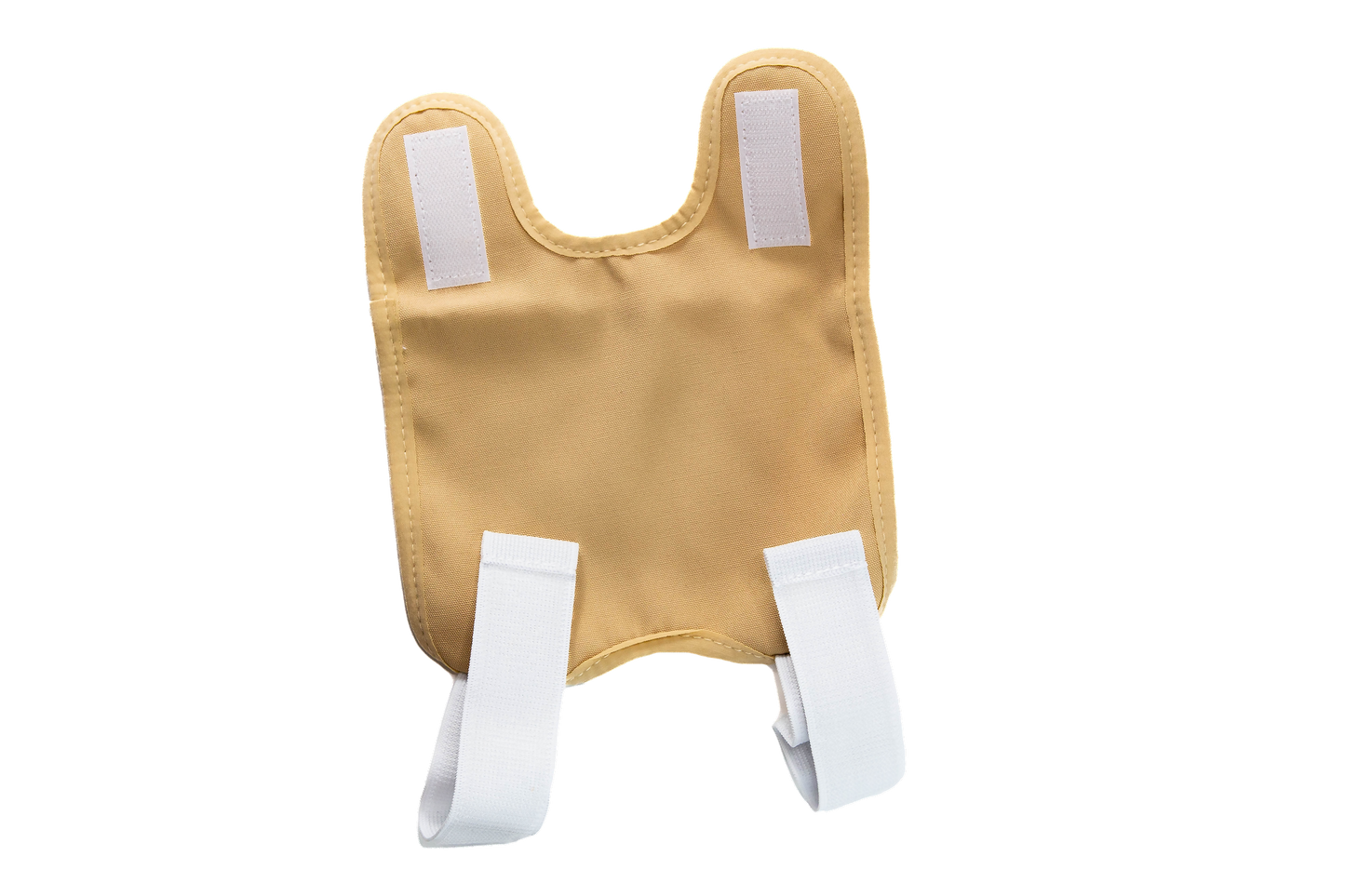 Adjustable reusable bamboo castor oil targeted wrap with strap closure