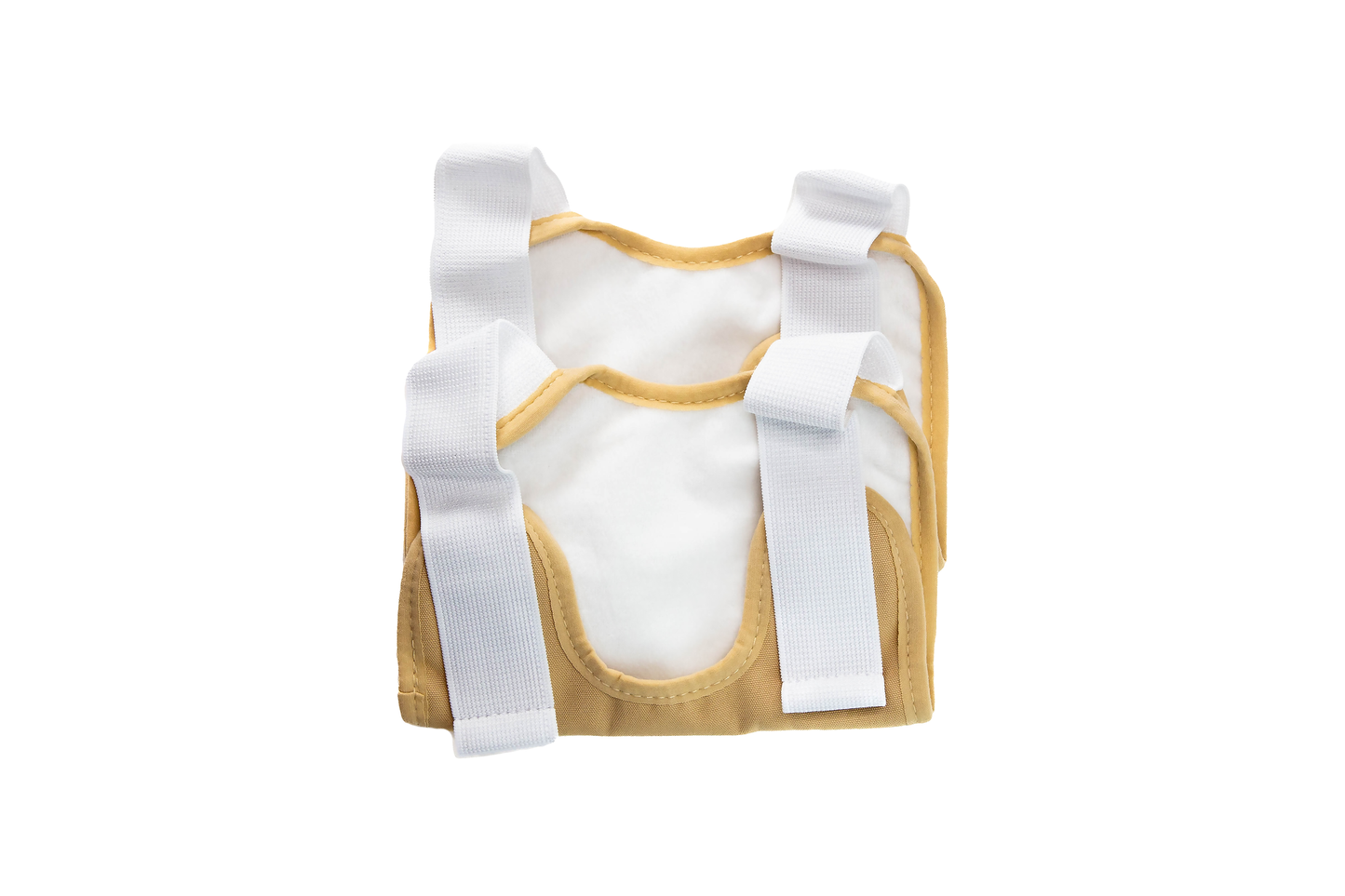 Reusable bamboo castor oil targeted wrap shown from an alternate angle