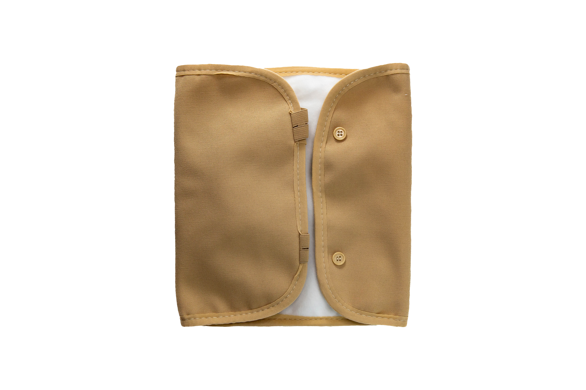 Large reusable bamboo castor oil torso wrap for abdominal or lower-back use