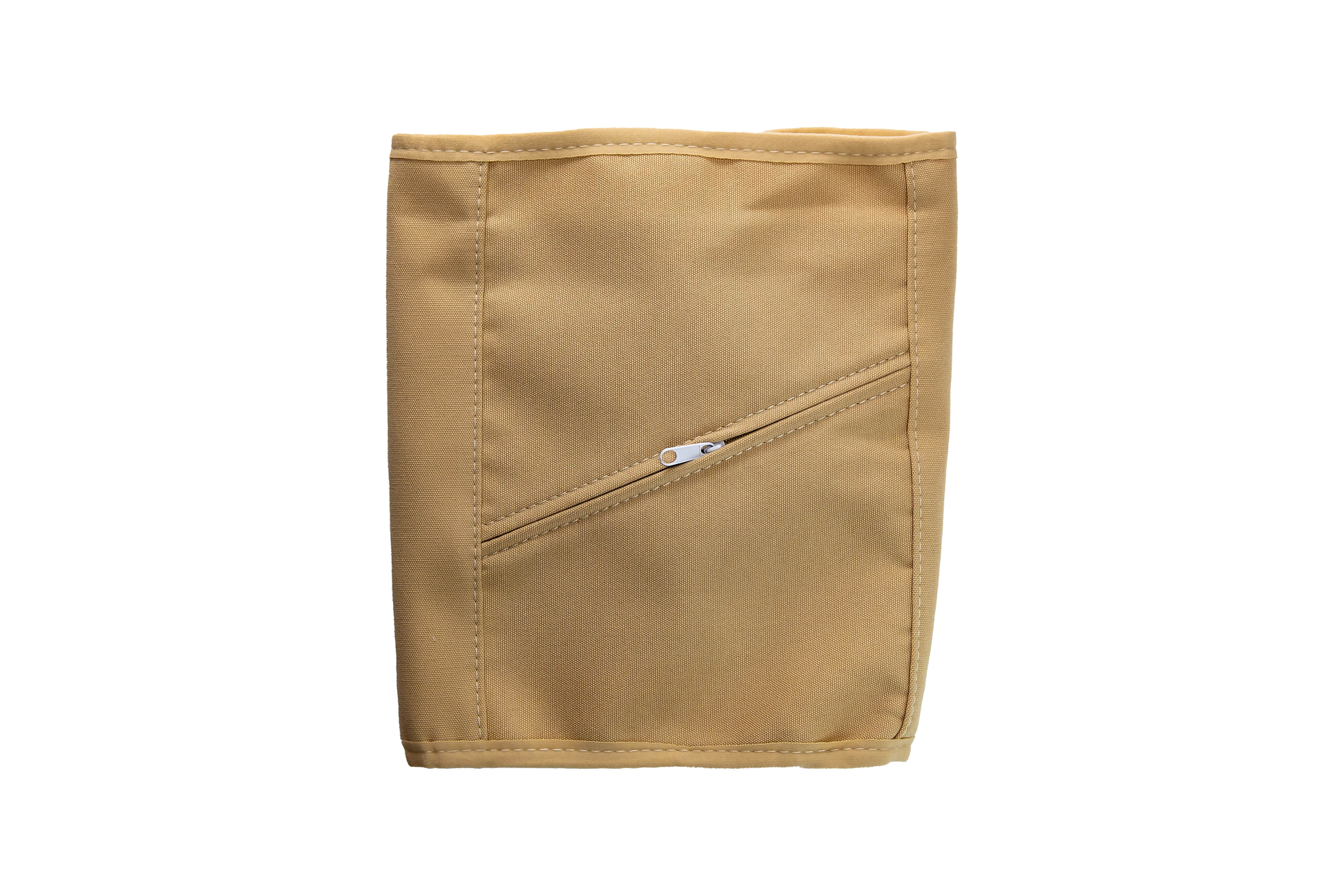 Adjustable reusable bamboo castor oil torso wrap shown from an alternate angle