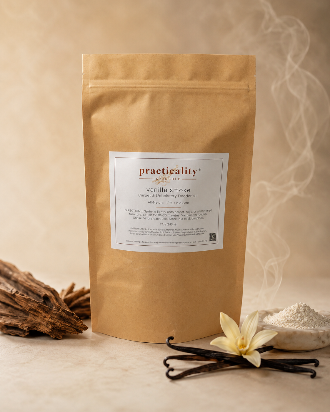 Diamonds on the Inside home-care powder in kraft packaging