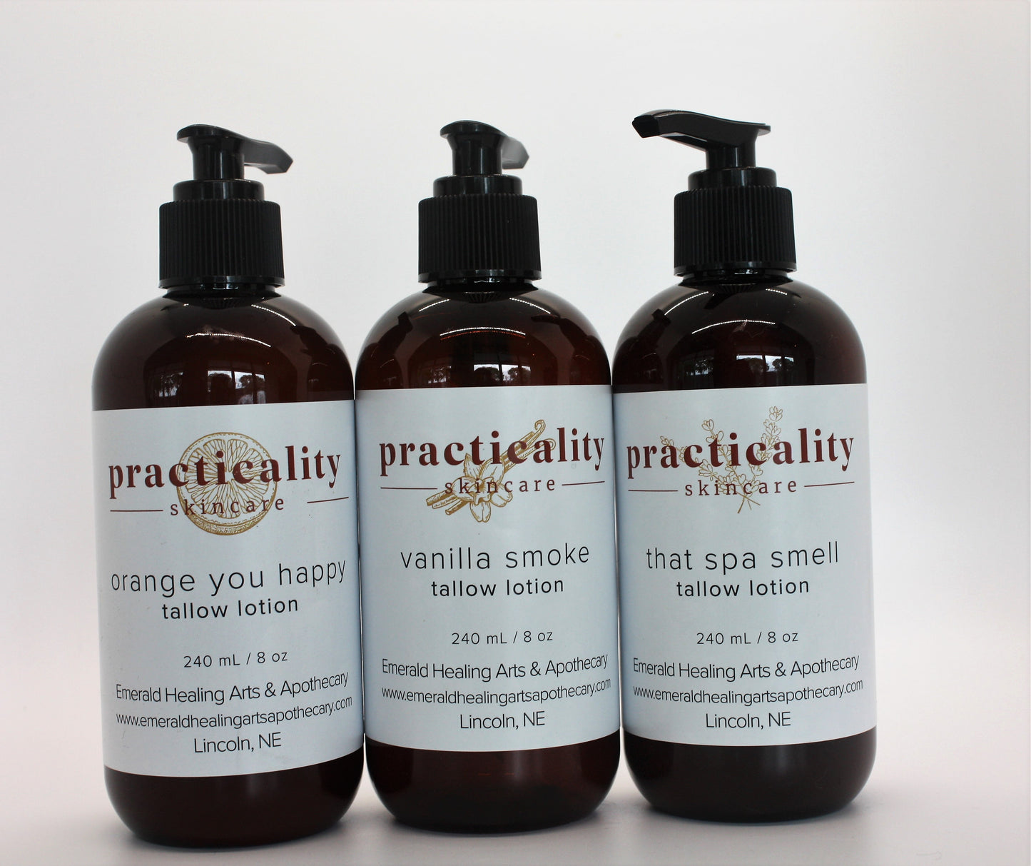 Practicality That Spa Smell tallow lotion product photograph