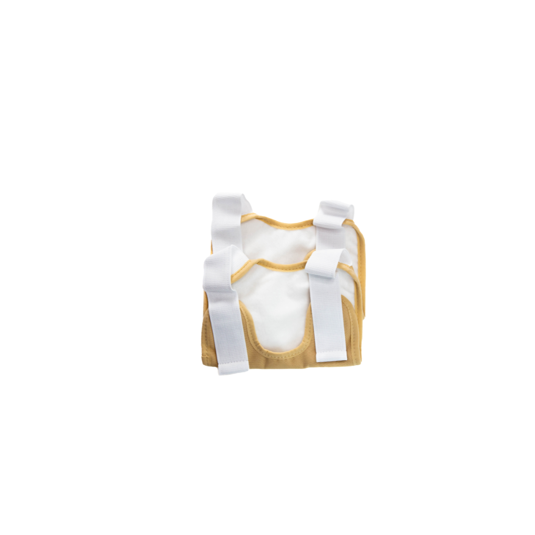 Small reusable bamboo castor oil wrap for targeted areas