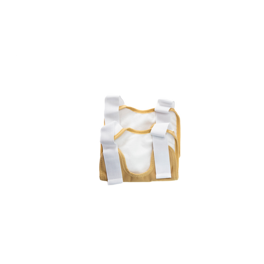 Small reusable bamboo castor oil wrap for targeted areas