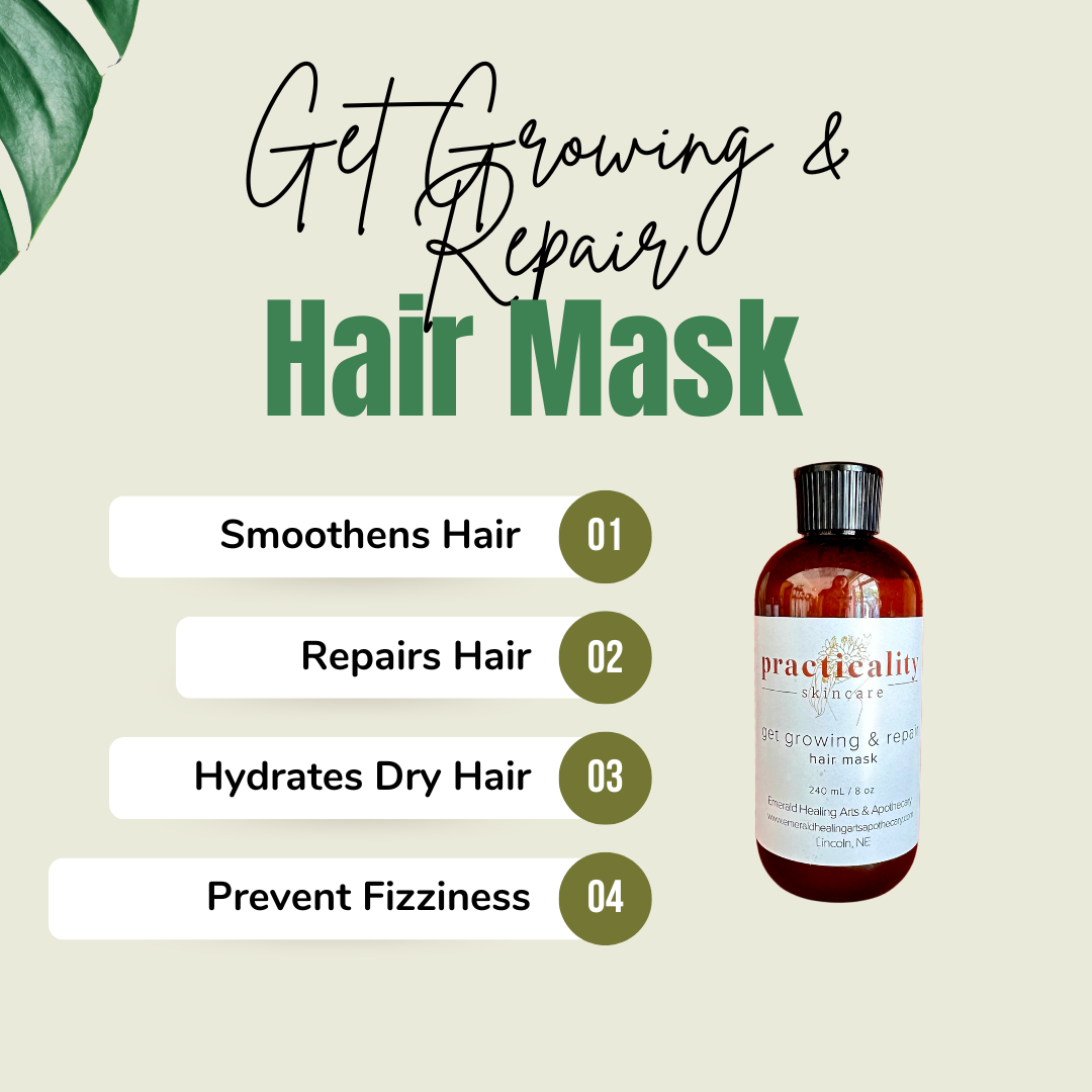 Get Growing + Repair hair mask feature graphic