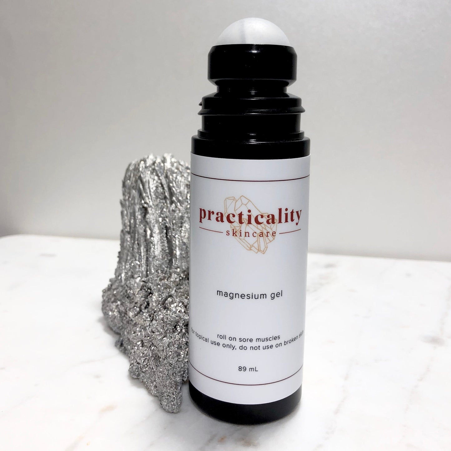 Magnesium chloride body gel label and packaging details