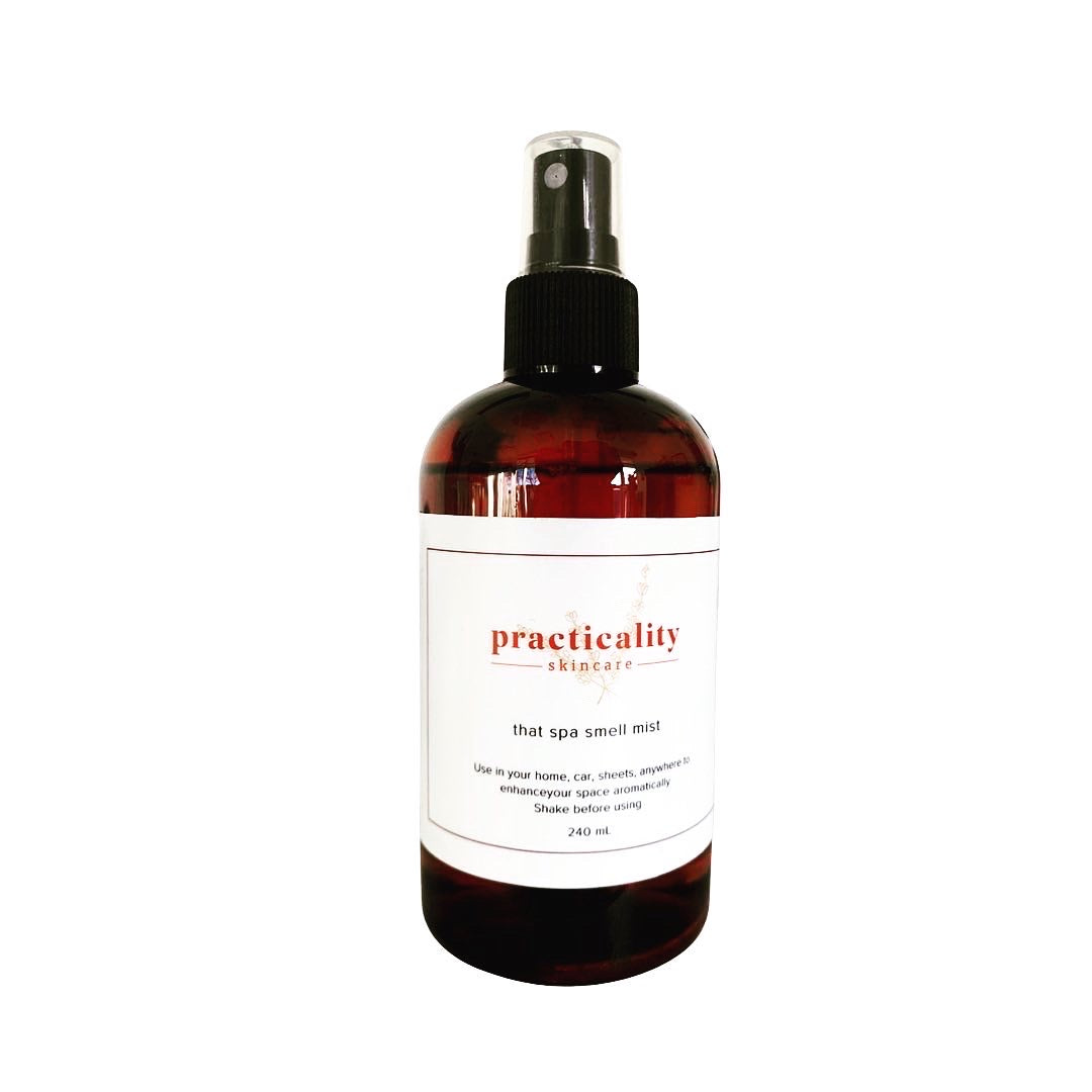 Practicality That Spa Smell aromatic mist product photograph