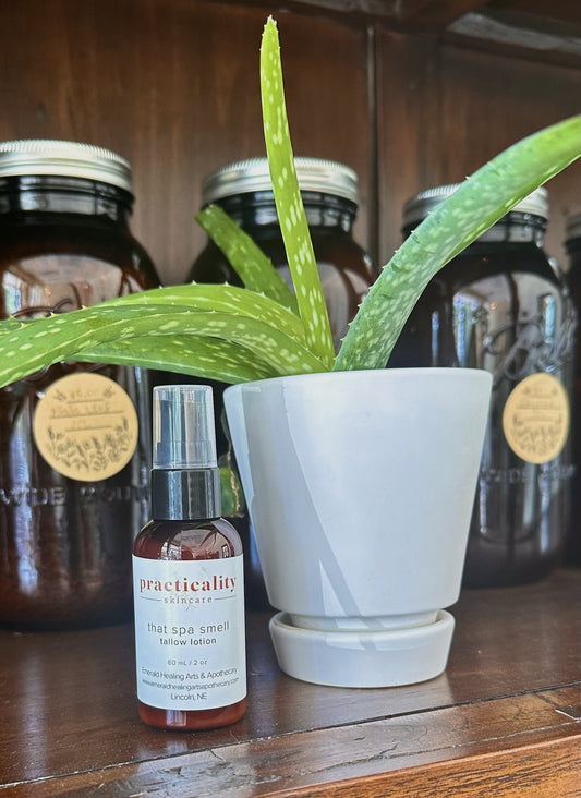 That Spa Smell tallow body lotion in the two-ounce travel size