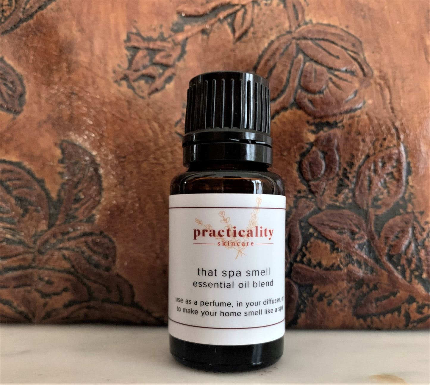 Practicality That Spa Smell aromatic body oil product photograph