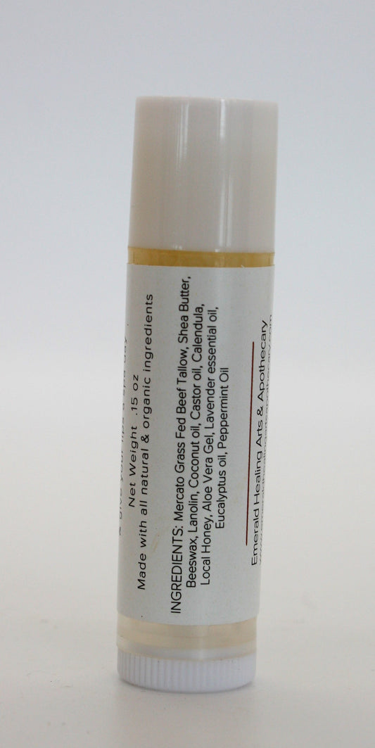 Practicality That Spa Smell tallow lip balm product photograph